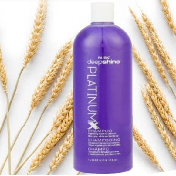 Rusk Brightening Platinum X Shampoo & Conditioner 33.8 fl🆕FAST SHIPPED⌚📦🏃💨🚚 - Picture 2 of 16